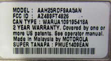Load image into Gallery viewer, Lot of FIVE Motorola HT1250 403-470 MHz UHF Two Way Radios AAH25RDF9AA5AN w Mic