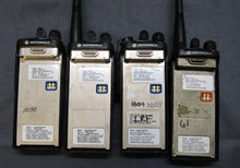 Load image into Gallery viewer, Lot of FOUR Motorola HT1250 403-470 MHz UHF Two Way Radios AAH25RDF9AA5AN w Mic