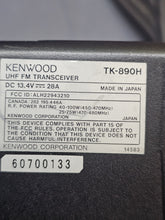 Load image into Gallery viewer, Kenwood TK-790H & TK-890H 100w Dual Band UHF & VHF Remote Head Two Way Radio