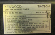 Load image into Gallery viewer, Kenwood TK-790H 148-174 MHz VHF 110 Watt Remote Head Two Way Radio w Mic