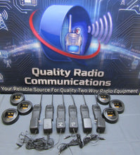 Load image into Gallery viewer, Lot of SIX Working UHF Motorola HT750s 450-512Mhz Two Way Radios AAH25SDC9AA3AN