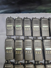 Load image into Gallery viewer, Lot of 50 Motorola HT1250 LS+ 450-512 MHz UHF Two Way Radios AAH25SDH9DP5AN