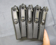 Load image into Gallery viewer, Lot of FIVE Motorola HT1250 136-174 MHz VHF Two Way Radio AAH25KDF9AA5AN w Base