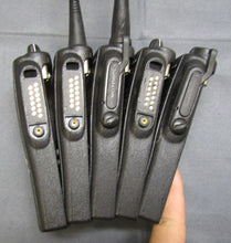 Load image into Gallery viewer, Lot of FIVE Motorola HT1250 403-470 MHz UHF Two Way Radios AAH25RDF9AA5AN w Mic