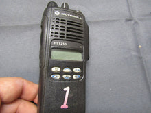 Load image into Gallery viewer, Lot of FIVE Motorola HT1250 136-174 MHz VHF Two Way Radio AAH25KDF9AA5AN w Base