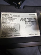 Load image into Gallery viewer, Kenwood NX-5700H-F DUAL REMOTE HEAD 136-174 MHz VHF 110w Two Way Radio NX-5700