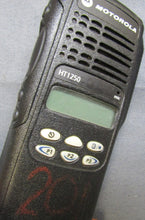 Load image into Gallery viewer, Lot of FIVE Motorola HT1250 403-470 MHz UHF Two Way Radios AAH25RDF9AA5AN w Mic