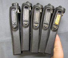 Load image into Gallery viewer, Lot of FIVE Motorola HT1250 136-174 MHz VHF Two Way Radio AAH25KDF9AA5AN w Base