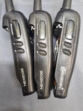Load image into Gallery viewer, Lot of THREE Kenwood NX-300-K 450-512 MHz UHF Two Way Radio NX-300
