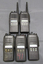 Load image into Gallery viewer, Lot of FIVE Motorola HT1250 403-470 MHz UHF Two Way Radios AAH25RDF9AA5AN w Mic
