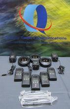 Load image into Gallery viewer, Lot of FIVE Motorola HT1250 136-174 MHz VHF Two Way Radio AAH25KDF9AA5AN w Base
