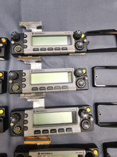 Load image into Gallery viewer, 14 Motorola XTL5000 Silver Two Way Radio Control Head Faces w Ribbon Cables
