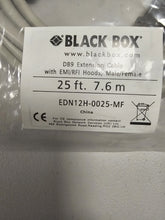 Load image into Gallery viewer, NEW BLACK BOX EDN12H-0025-MF  EDN12H0025MF 25 Foot Male to Female Cable
