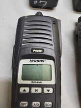 Load image into Gallery viewer, SIX Harris P5400 380-430 MHz UHF P25 Trunking AES 256 Two Way Radio
