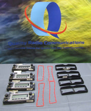 Load image into Gallery viewer, FOUR Motorola XTL5000 Silver Two Way Radio Control Head Faces w Ribbon Cables
