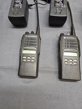 Load image into Gallery viewer, Lot of THREE Motorola HT1250 403-470 MHz UHF Two Way Radios AAH25RDF9AA5AN
