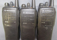 Load image into Gallery viewer, Lot of SIX Working UHF Motorola HT750s 450-512Mhz Two Way Radios AAH25SDC9AA3AN
