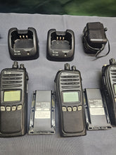 Load image into Gallery viewer, FOUR Icom IC-F3161S 136-174 MHz VHF Two Way Radios with Two Chargers
