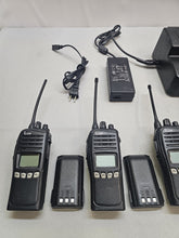 Load image into Gallery viewer, Lot of SIX Icom IC-F4161S 450-512 MHz UHF Two Way Radio w Six Bank Charger
