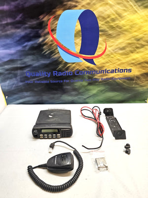 Motorola CDM1550 LS+ 403-470 MHz UHF Two Way Radio w Mic AAM25RKF9DP6AN
