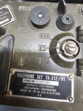 Load image into Gallery viewer, Specialty Electronics TA-312 PT US Military Vintage Bag Field Radio Phone w Case
