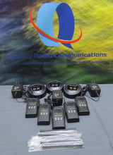 Load image into Gallery viewer, Lot of FIVE Motorola HT1250 136-174 MHz VHF Two Way Radio AAH25KDF9AA5AN w Base
