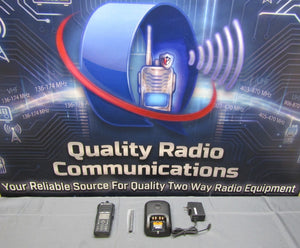 One Motorola MotoTRBO XPR7550 UHF 403-512 MHz Two Way Radio AAH56RDN9KA1AN
