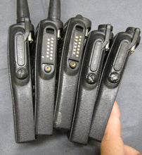 Load image into Gallery viewer, Lot of FIVE Motorola HT1250 403-470 MHz UHF Two Way Radios AAH25RDF9AA5AN w Mic
