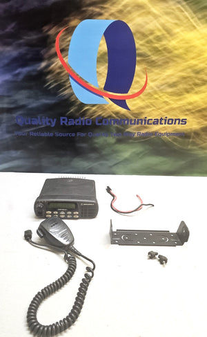 Motorola CDM1550 LS+ 403-470 MHz UHF Two Way Radio w Mic AAM25RKF9DP6AN
