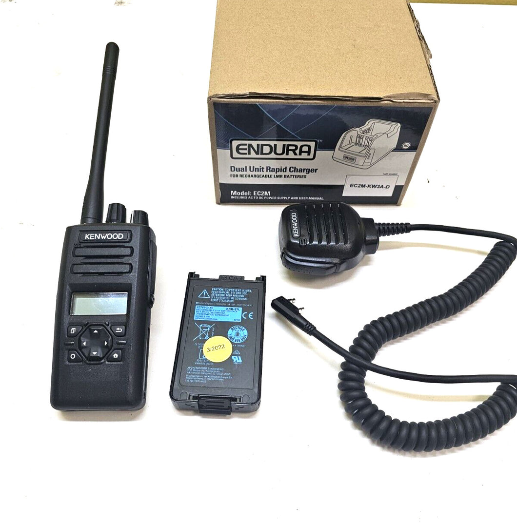 Kenwood NEXEDGE NX-3320-K2 VHF Two Way Radio with Charger NX-3320