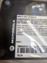 Load image into Gallery viewer, NEW in BOX Motorola PMPN4465A PMPN4464A 6 Bank Charger For DTR700 Two Way Radios
