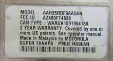 Load image into Gallery viewer, Lot of FIVE Motorola HT1250 403-470 MHz UHF Two Way Radios AAH25RDF9AA5AN w Mic
