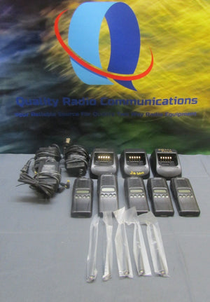 Lot of FIVE Kenwood TK-3180 450-512 MHz UHF Two Way Radios TK-3180-K