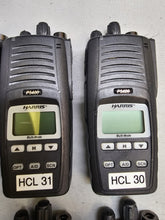 Load image into Gallery viewer, SIX Harris P5400 380-430 MHz UHF P25 Trunking AES 256 Two Way Radio
