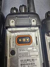 Load image into Gallery viewer, Lot of THREE Kenwood NX-300-K 450-512 MHz UHF Two Way Radio NX-300
