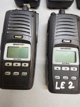 Load image into Gallery viewer, SIX Harris P5400 380-430 MHz UHF P25 Trunking AES 256 Two Way Radio
