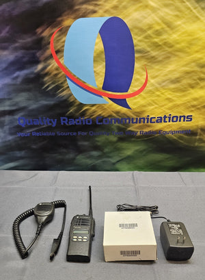 Motorola HT1250 403-470 MHz UHF Two Way Radio with Charger AAH25RDF9AA5AN