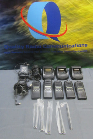 Lot of FIVE Kenwood TK-3180 450-512 MHz UHF Two Way Radios TK-3180-K