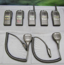 Load image into Gallery viewer, Lot of FIVE Motorola HT1250 403-470 MHz UHF Two Way Radios AAH25RDF9AA5AN w Mic
