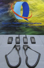 Load image into Gallery viewer, Lot of FOUR Motorola HT1250 403-470 MHz UHF Two Way Radios AAH25RDF9AA5AN w Mic
