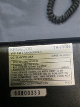 Load image into Gallery viewer, Kenwood TK-790H 148-174 MHz VHF 110 Watt Fixed Head Two Way Radio w Mic

