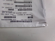Load image into Gallery viewer, Motorola 095-668-50065 CB000091A03 Two Way Radio QMA to MINI UHF Adapter Cable

