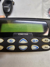 Load image into Gallery viewer, Motorola CDM1550 403-470 MHz UHF 40 Watt Two Way Radio w Mic AAM25RKF9AA5AN
