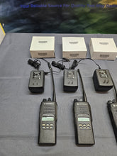 Load image into Gallery viewer, Lot of THREE Motorola HT1250 403-470 MHz UHF Two Way Radios AAH25RDF9AA5AN
