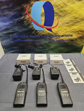 Load image into Gallery viewer, Lot of THREE Motorola HT1250 403-470 MHz UHF Two Way Radios AAH25RDF9AA5AN
