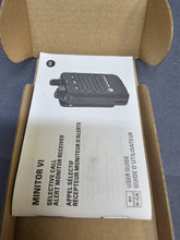 Load image into Gallery viewer, DEMO MOTOROLA MINITOR VI (6) PAGER UHF 450-486 MHz 5 CH  A04RAC9JA2AN w CHARGER
