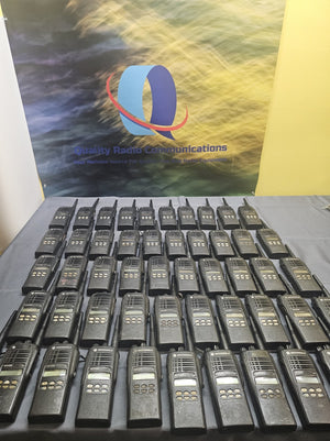 Lot of FIFTY Motorola HT1250 136-174 MHz VHF Two Way Radio AAH25KDF9AA5AN