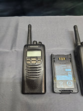 Load image into Gallery viewer, Lot of THREE Kenwood NX-300-K 450-512 MHz UHF Two Way Radio NX-300
