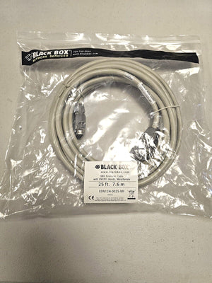 NEW in Package BLACK BOX EDN12H-0025-MF  EDN12H0025MF 25 Foot Male to Female