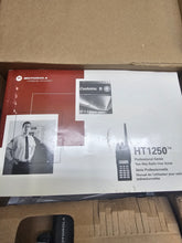 Load image into Gallery viewer, NEW Motorola HT1250 136-174 MHz VHF Two Way Radio with Charger AAH25KDF9AA5AN
